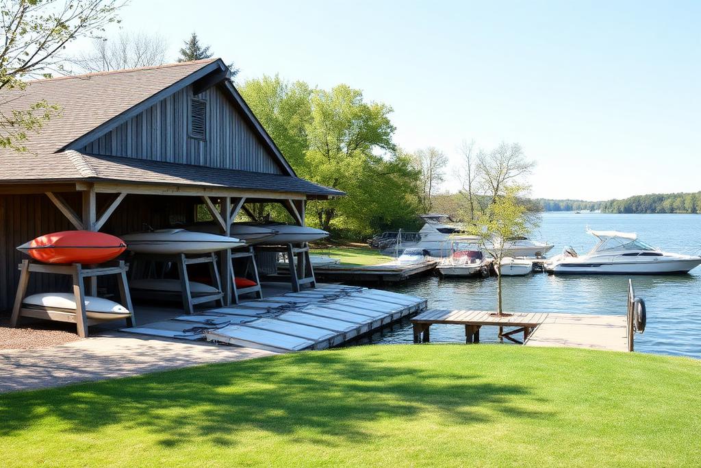 The TCRA boathouse at Howard Amon Park in Richland, Washington